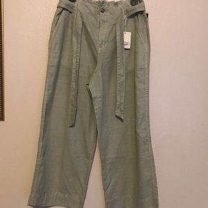 A.n.a  Women High Rise Wide Leg Crop